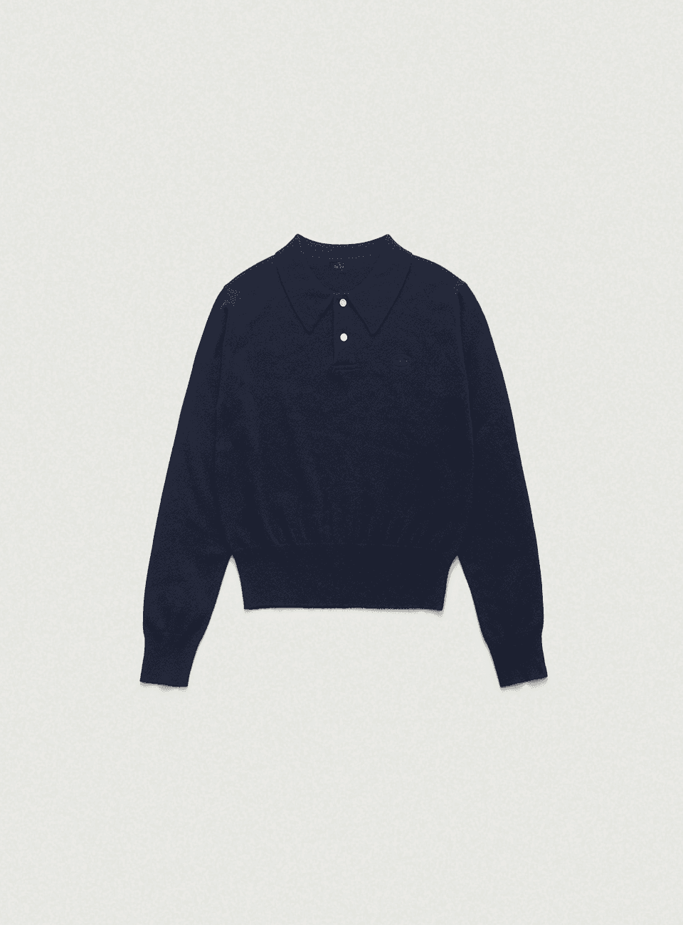 Cashmere Wimblyn Knit Polo Shirt_Navy
