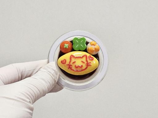 (케찹커스텀)모에모에 오므라이스톡 자석 스마트폰 거치