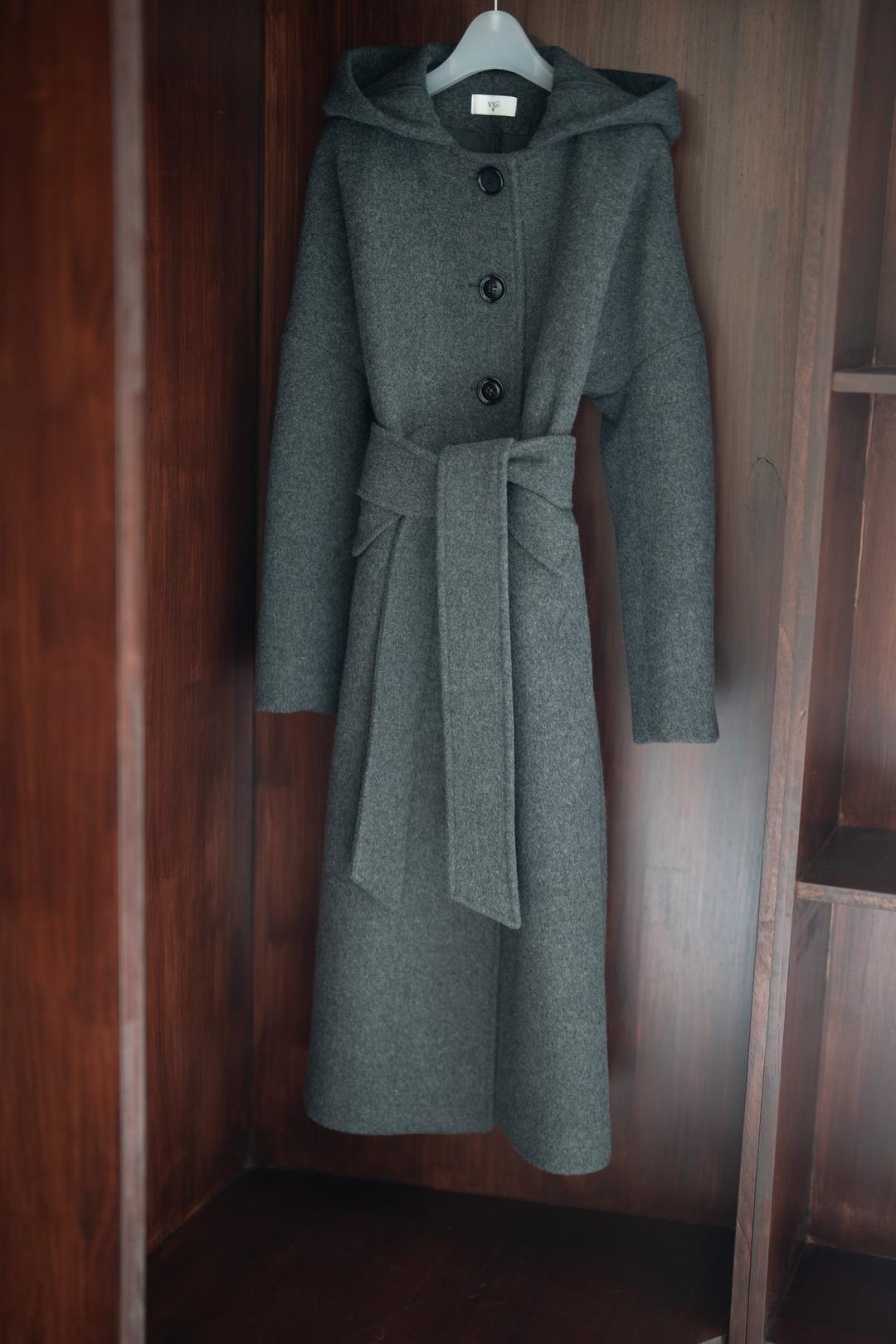 Moon coat in Charcoal