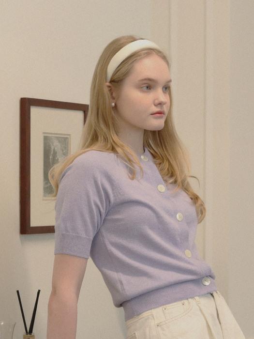 Suburb Girl Half Sleeve Cardigan (Lavender)