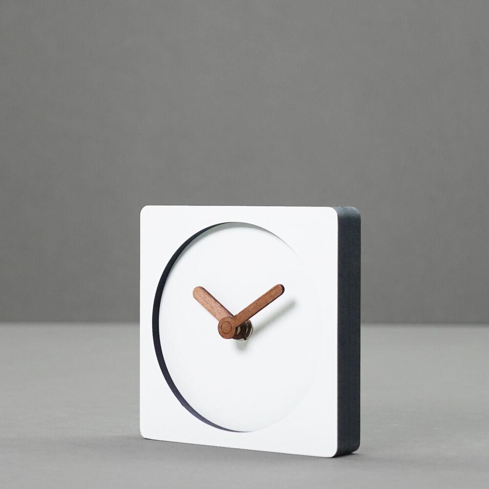 무소음 우드 탁상시계