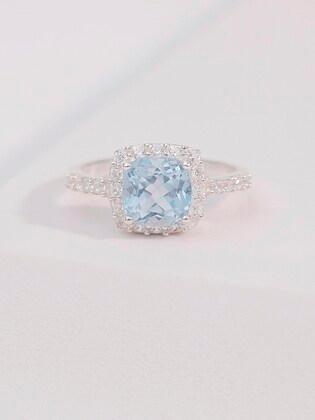 클래식 토파즈  반지