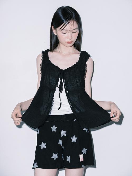 나비 블라우스 Nabi Blouse (Black)