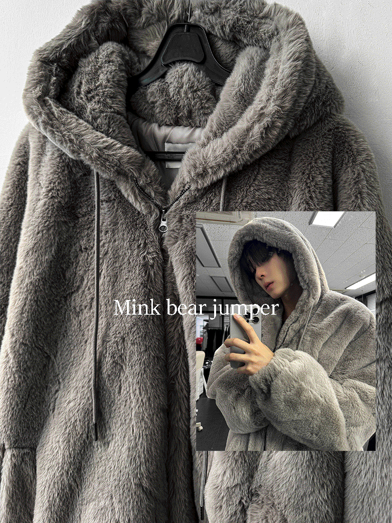 [코시하루 기획 단가! 미친 퀄리티] 밍크 베어 점퍼