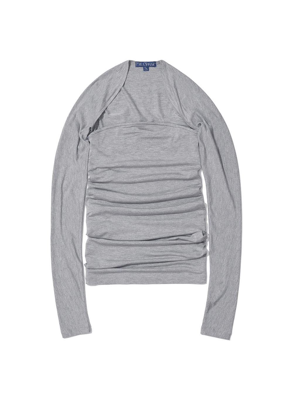 [WOMEN] PWC JERSEY BOLERO 3 IN 1 TOP_MELANGE