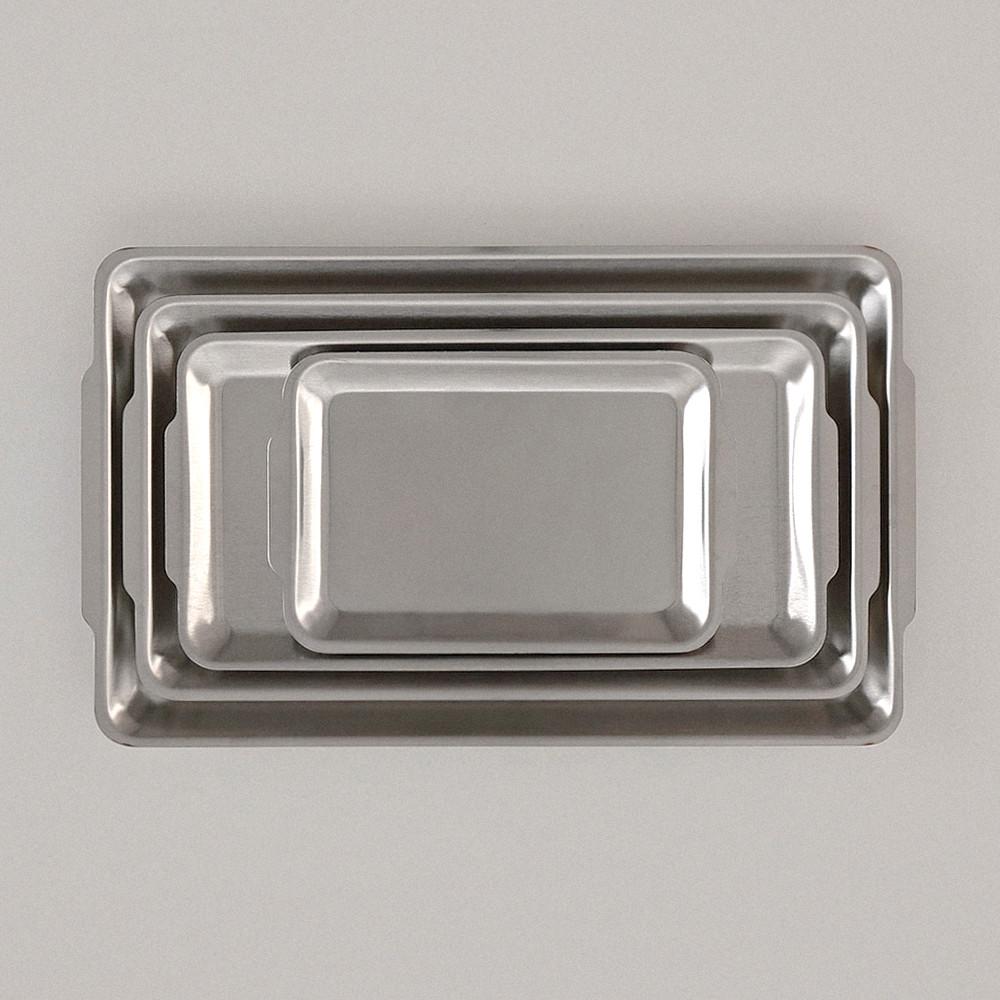 마이멜로우홈 스텐 사각 트레이 4size 스몰