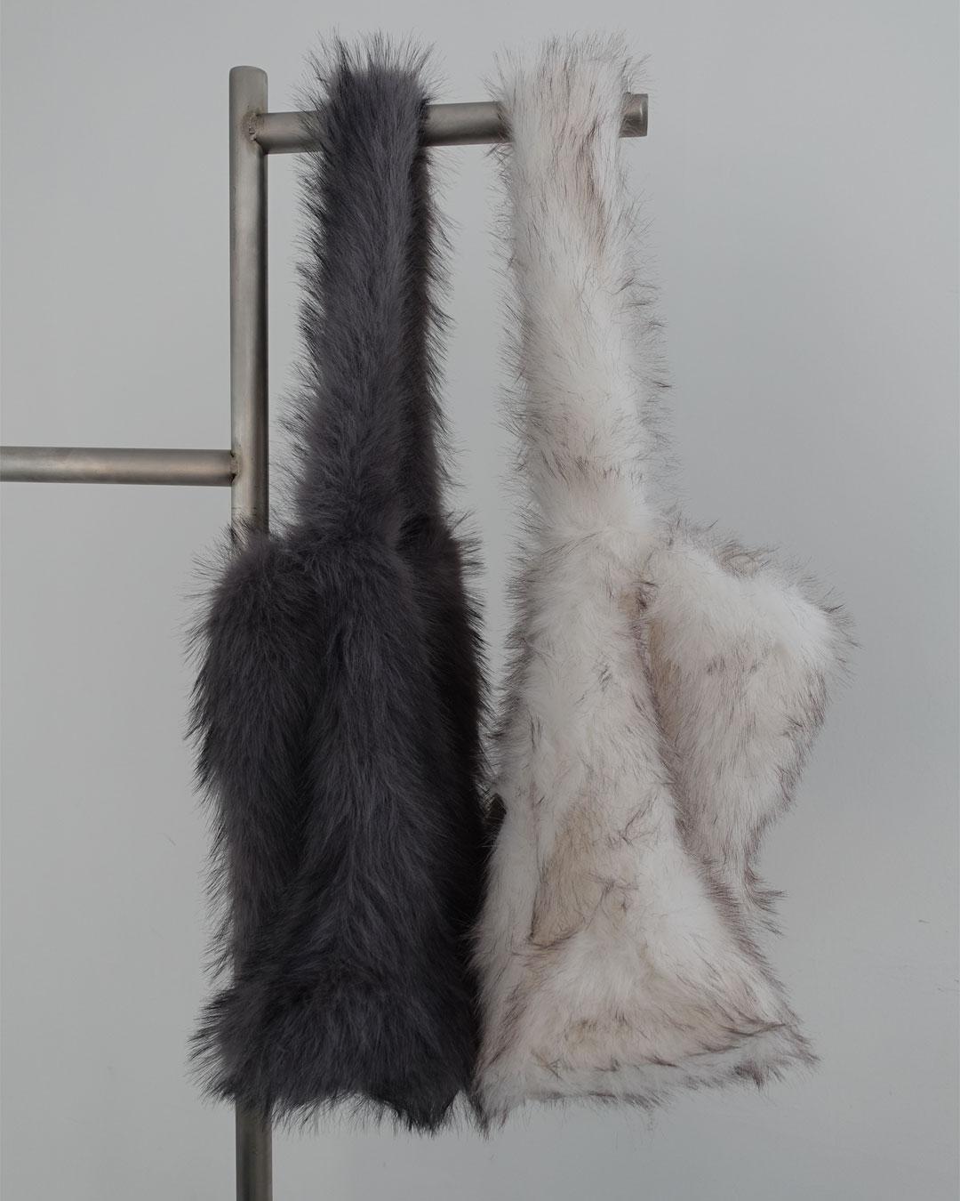 프레엔 플러피 퍼 숄더백