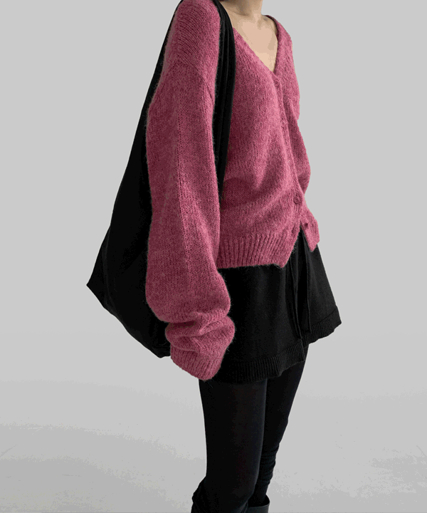 매니크 [단독] [무료배송][3만장판매] 라이크 브이넥 루즈 니트 (니트/가디건)