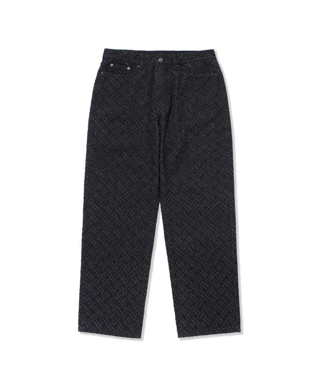 DAMAGE DENIM PANTS BLACK