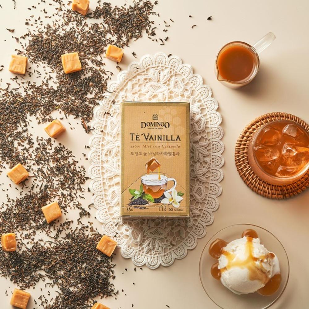 [2+1 노마진] 도밍고 꿀홍차 11종 랜덤구성/홈카페 꿀바닐라카라멜홍차 밀크티 20 티백 [원산지:스페인]