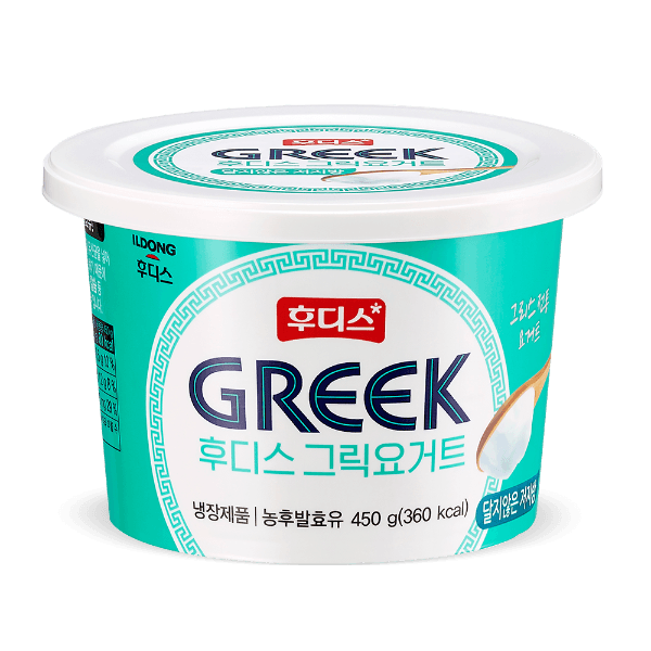 후디스 그릭요거트 달지않은 저지방 (450g)