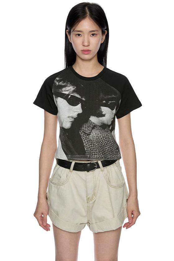 픽쳐 래글런 티셔츠