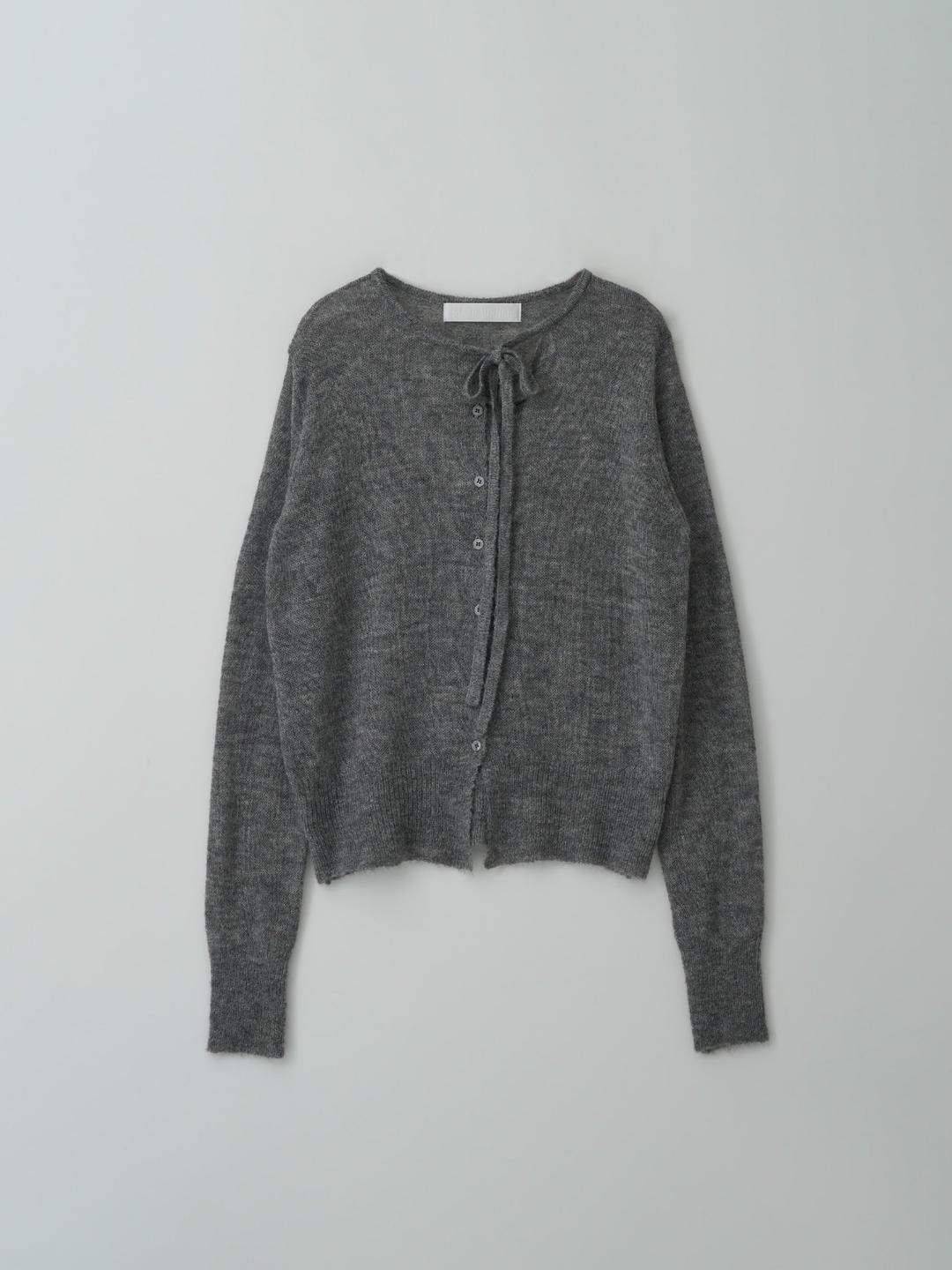[2차 리오더] STRING CARDIGAN_GREY