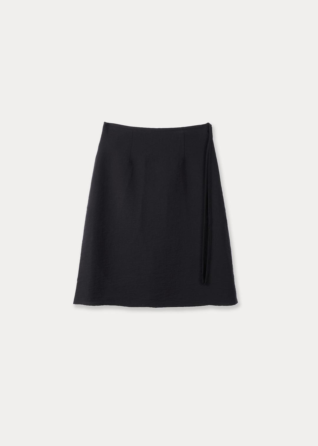 Summer wool skirt(black)
