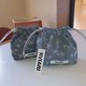 star string shoulder denim pouch(별 스트링 숄더 데님 파우치)