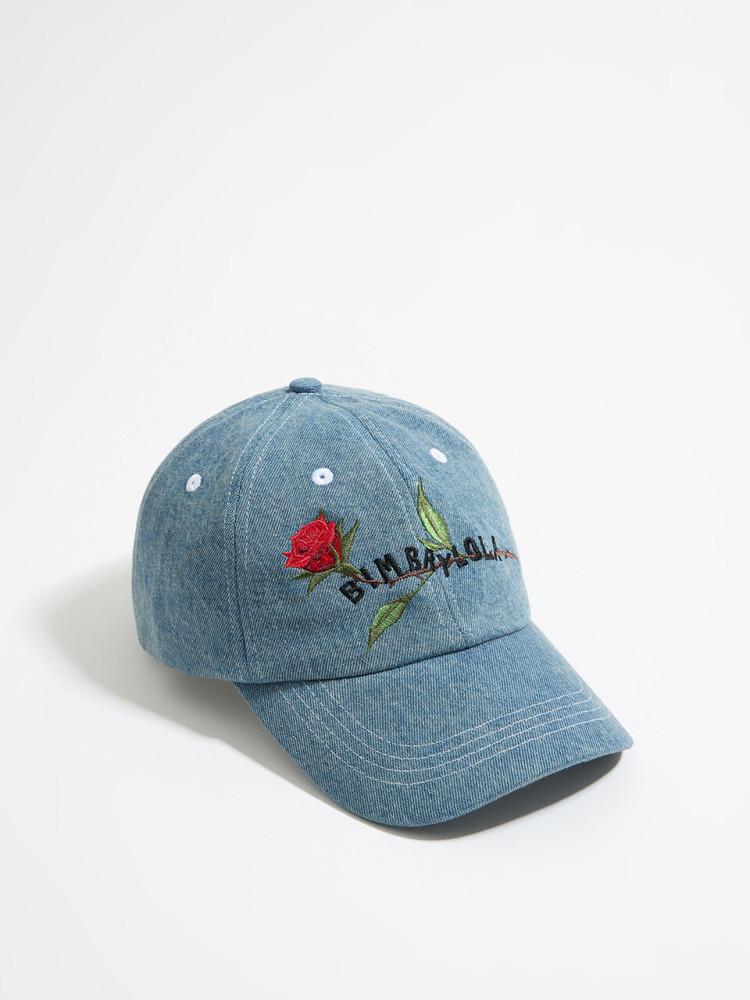 [빔바이롤라] 로즈 데님 코튼 캡 B245AIH009BLB