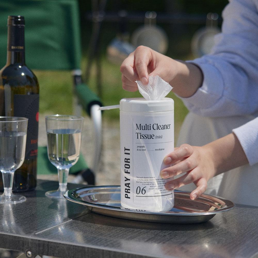 미니 멀티클리너 청소 세정 티슈 70매