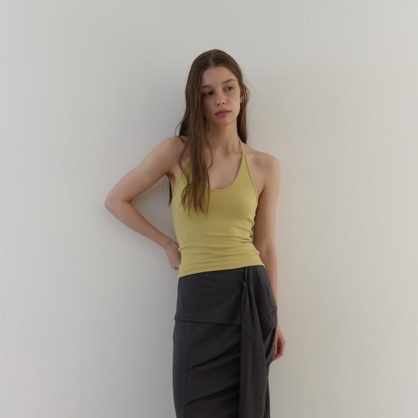 TUK WRAP SKIRT (CHARCOAL)(5월 18일 예약배송)