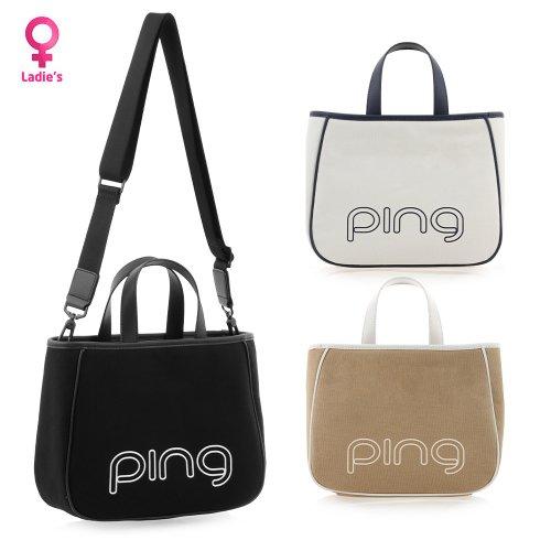 W 캔버스 토드백 여성 골프 파우치