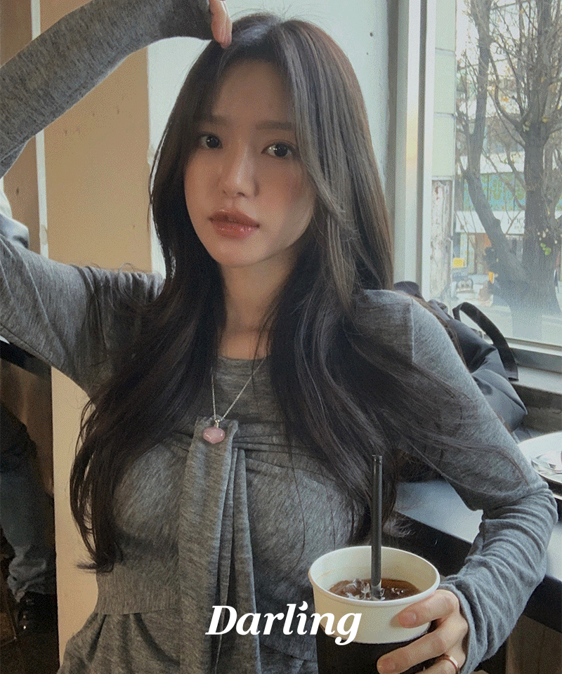 [MADE]크로스 매듭 티셔츠