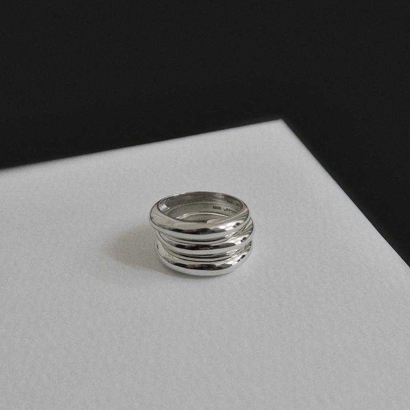 [아몬즈 단독] STACKING RING, SET OF THREE