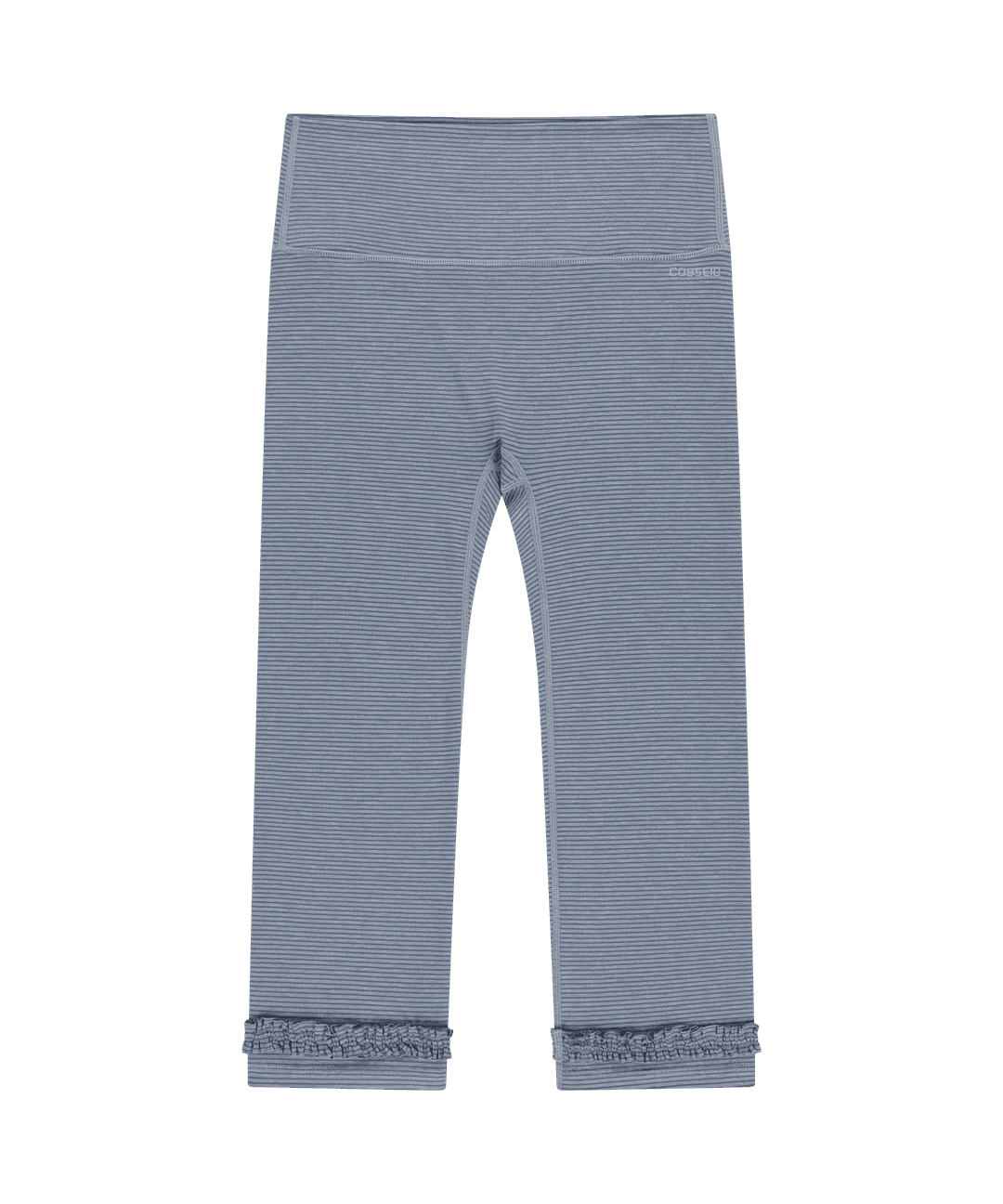 STRIPE ROUGH LEGGINGS ASH BLUE