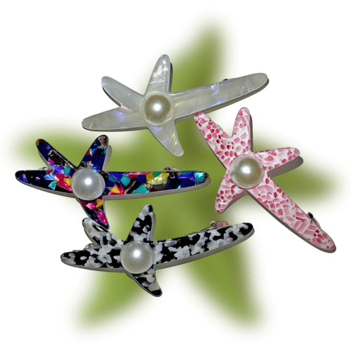 Starfish hairpin (4color)