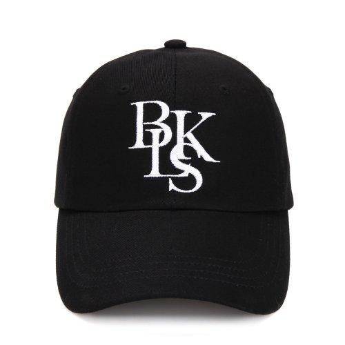 심볼 시크트립 자수 볼캡_블랙