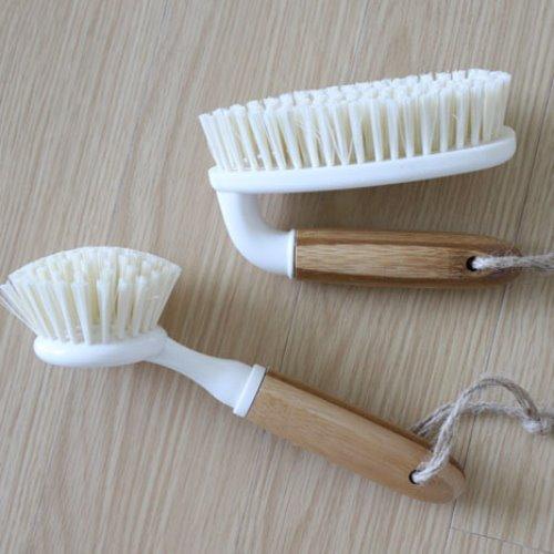 우드손잡이 청소 욕실 바닥 브러쉬(2타입)