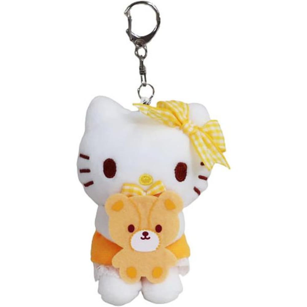 나카지마 인형 산리오 헬로키티 캐릭터 노란색 곰돌이 열쇠고리 키링 키체인