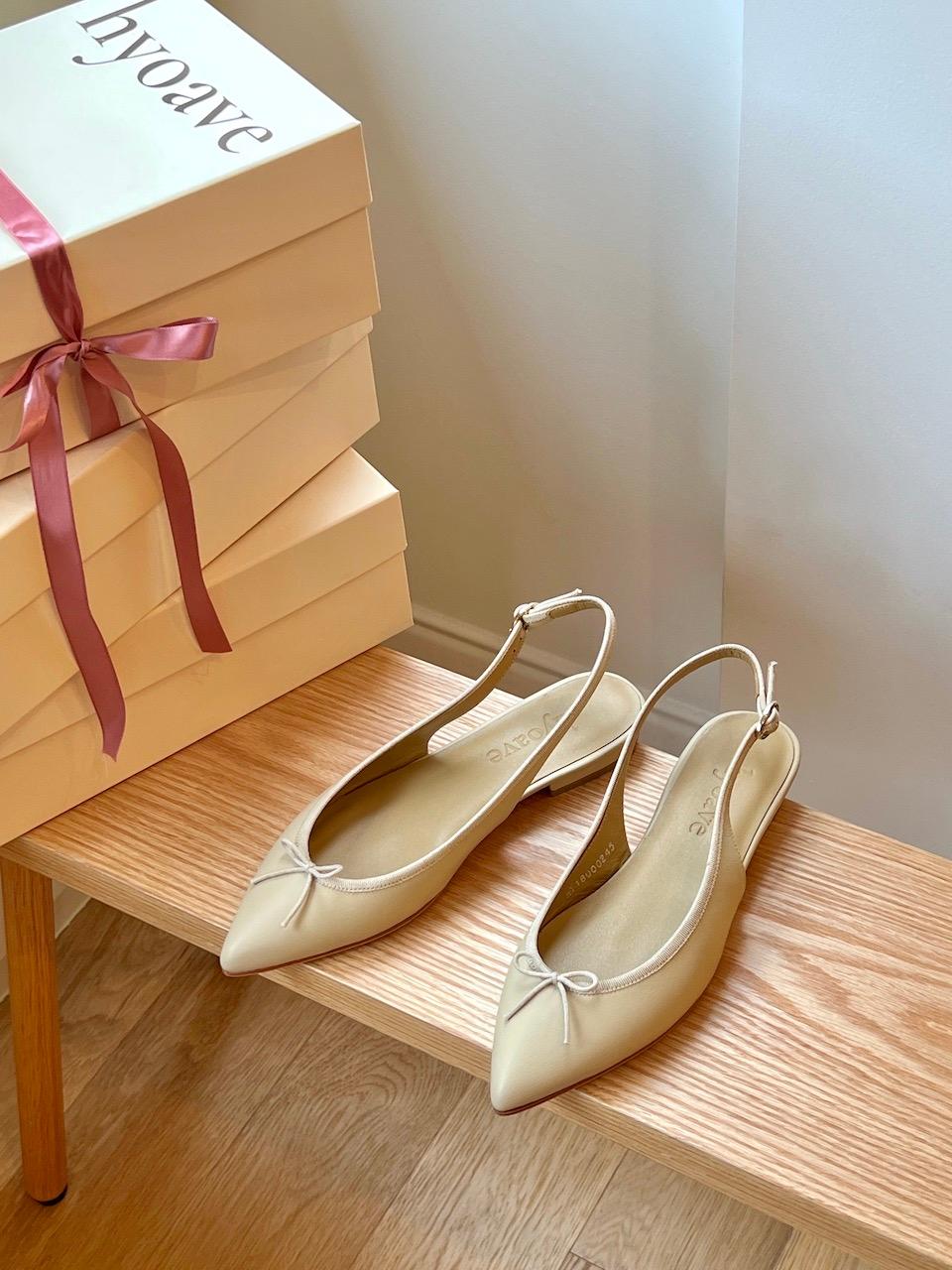 Sienna Slingback Flats - Canal Beige