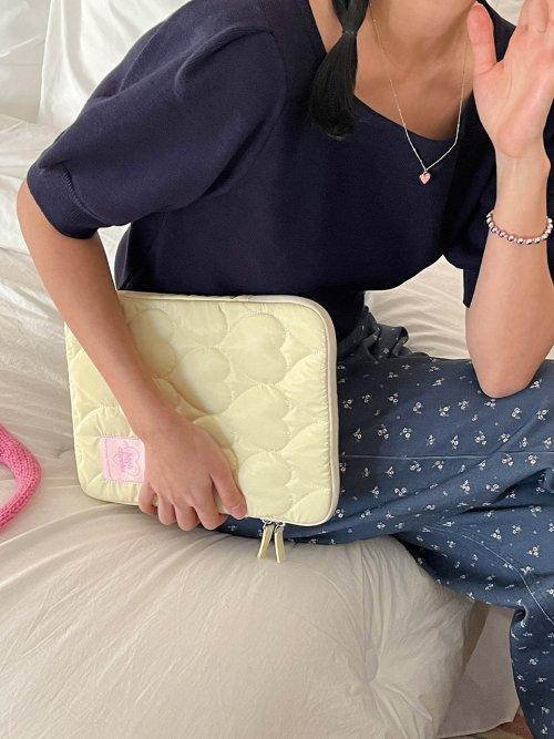 Heart Padded iPad Pouch(11inch)_HC2412PC001M