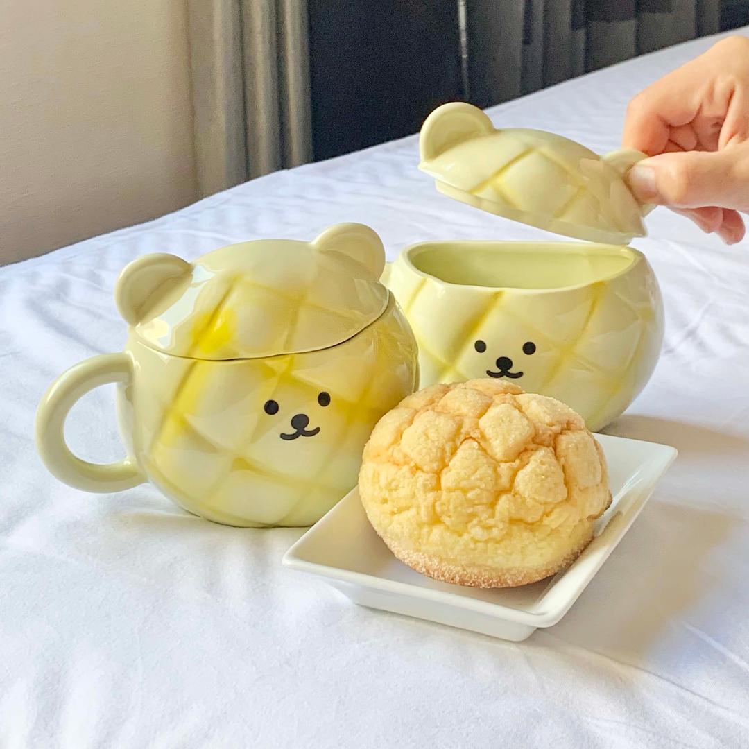 메론빵곰돌이 도자기컵🍈