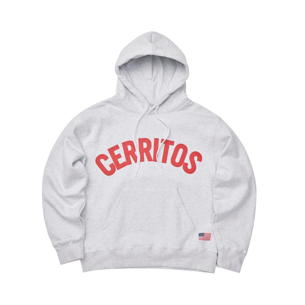 호텔세리토스 Cerritos Hoody [MelangeGray-Red]