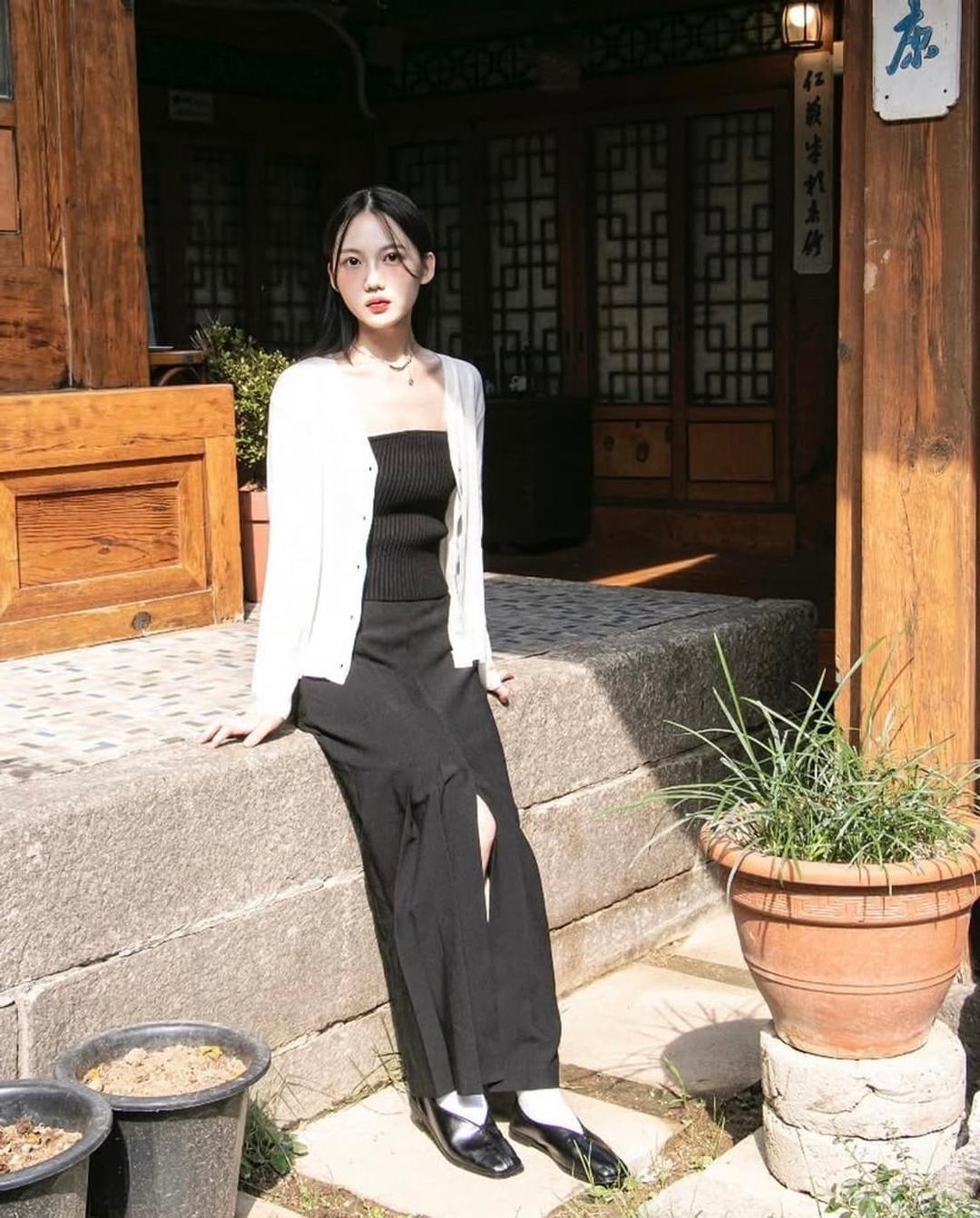 미애 베이직 브이넥 가디건 | 후루츠패밀리