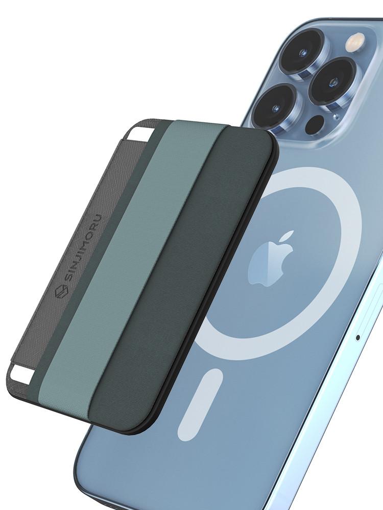 신지모루 맥세이프 M 밴드 핸드폰 그립 카드지갑 케이스