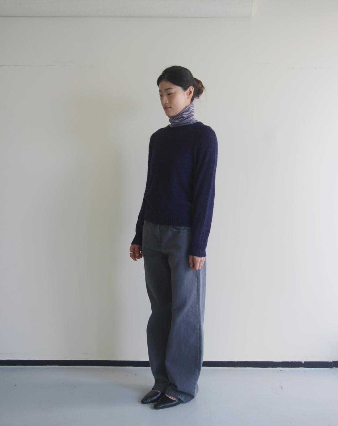 code dyeing denim (charcoal) 코드 다잉 데님