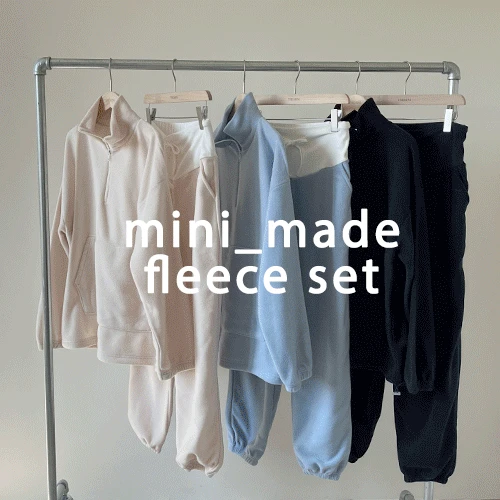 [3color]mini_made 후리스 셋트