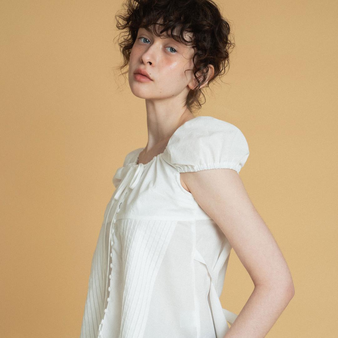 [4/2 출고 예정]Montana blouse_ivory