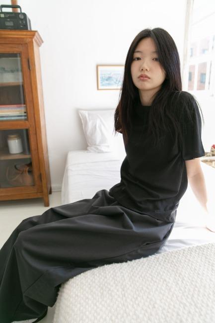 supima cotton color half top(8colors)