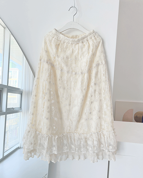 (재입고)샤샤 레이스 스커트/따뜻한안감