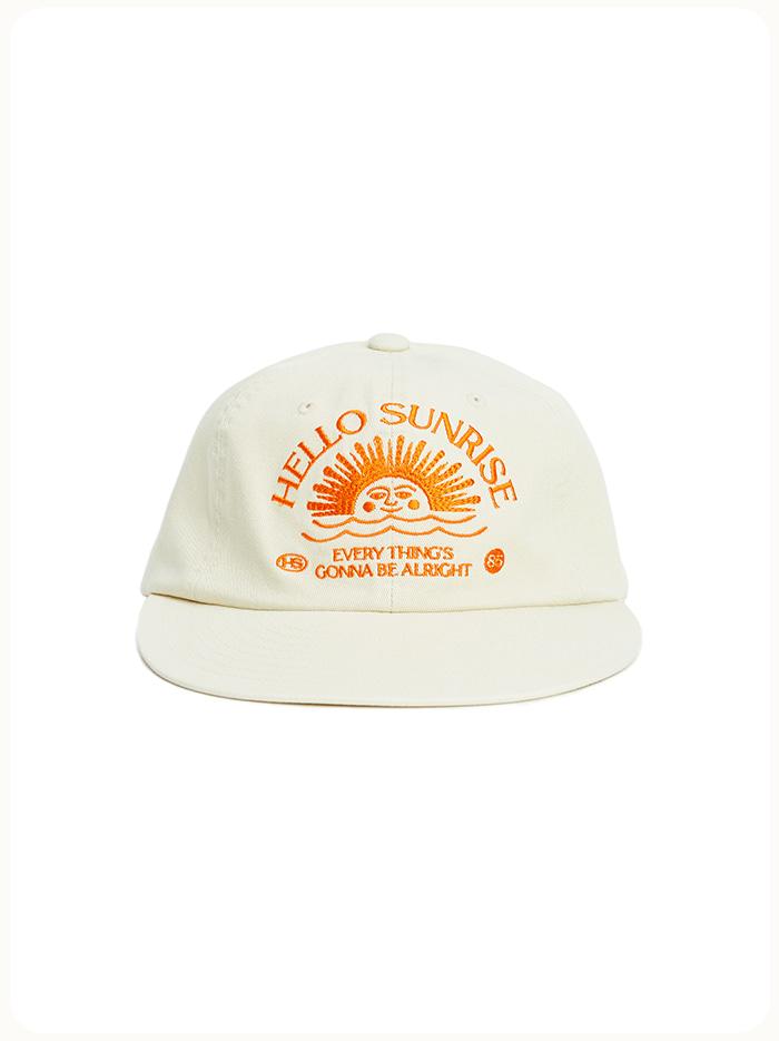 HS Arch Logo 6panel Cap_Cream Soup Ivory