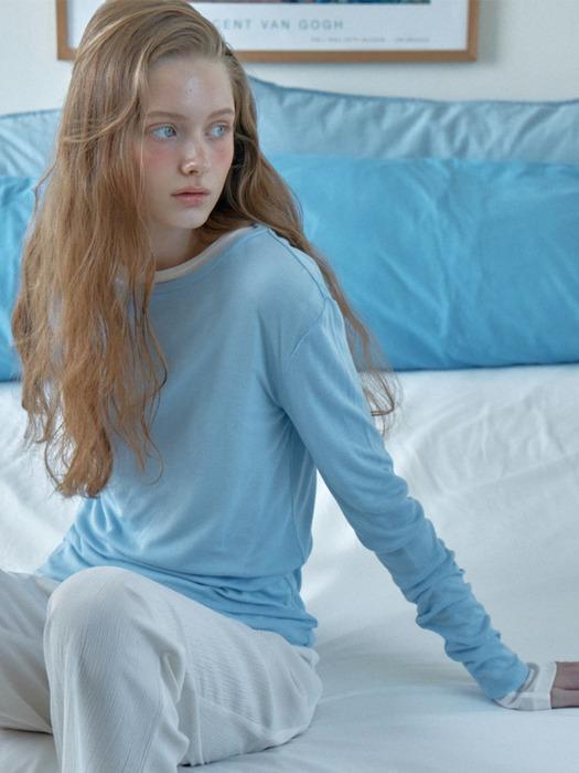 Basic Sheer Longsleeve T-shirt_3color