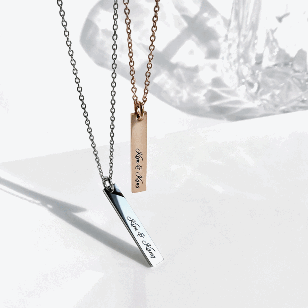 1+1 SET 오블론 목걸이