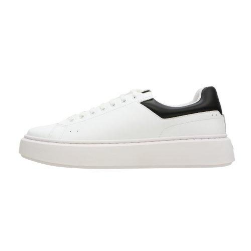 백탭 로고 본디드 레더 스니커즈 50470316_100