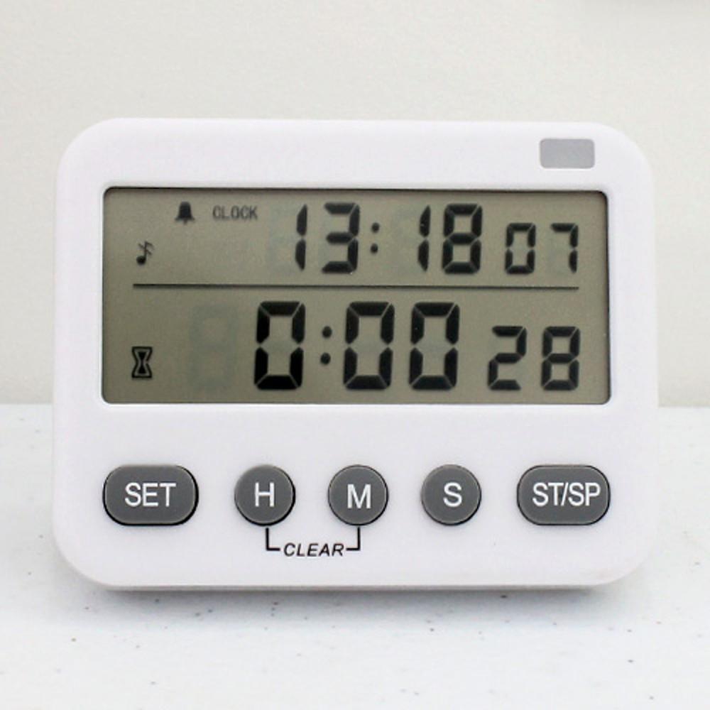 타이머쌤 듀얼 스톱워치 A 무소음 수험생 수능시계 시험 타이머 쿠킹