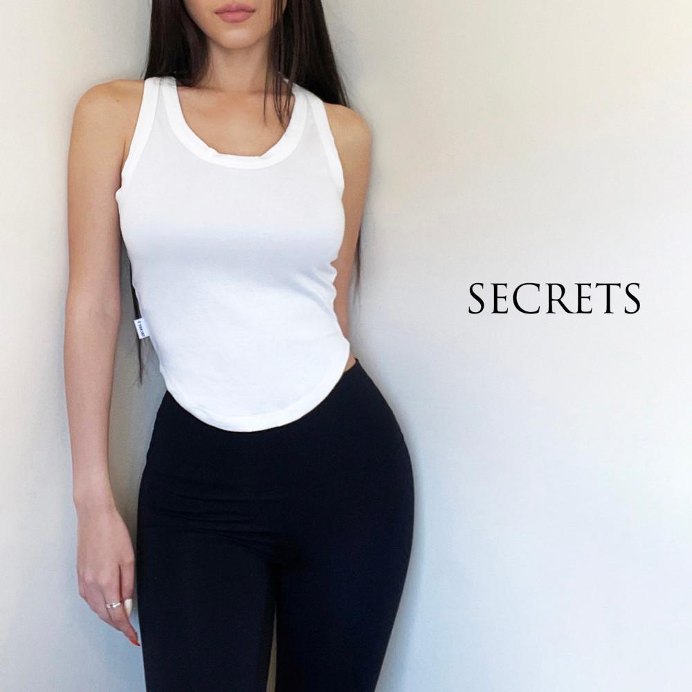 개미허리 모달티셔츠 세미 크롭티 나시