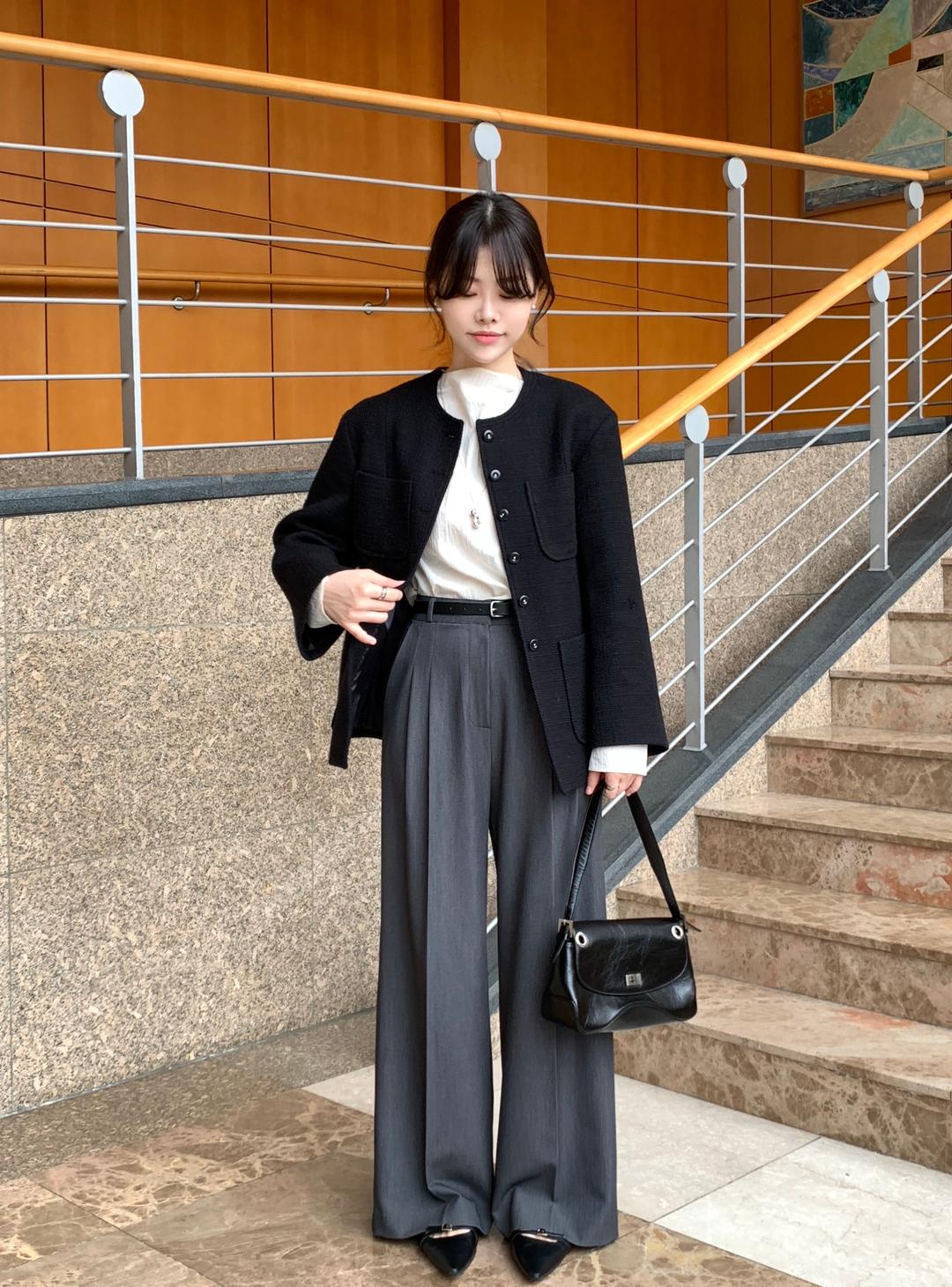 [바로배송][MADE][5차리오더] TENTO TWO TUCK WIDE LONG SLACKS