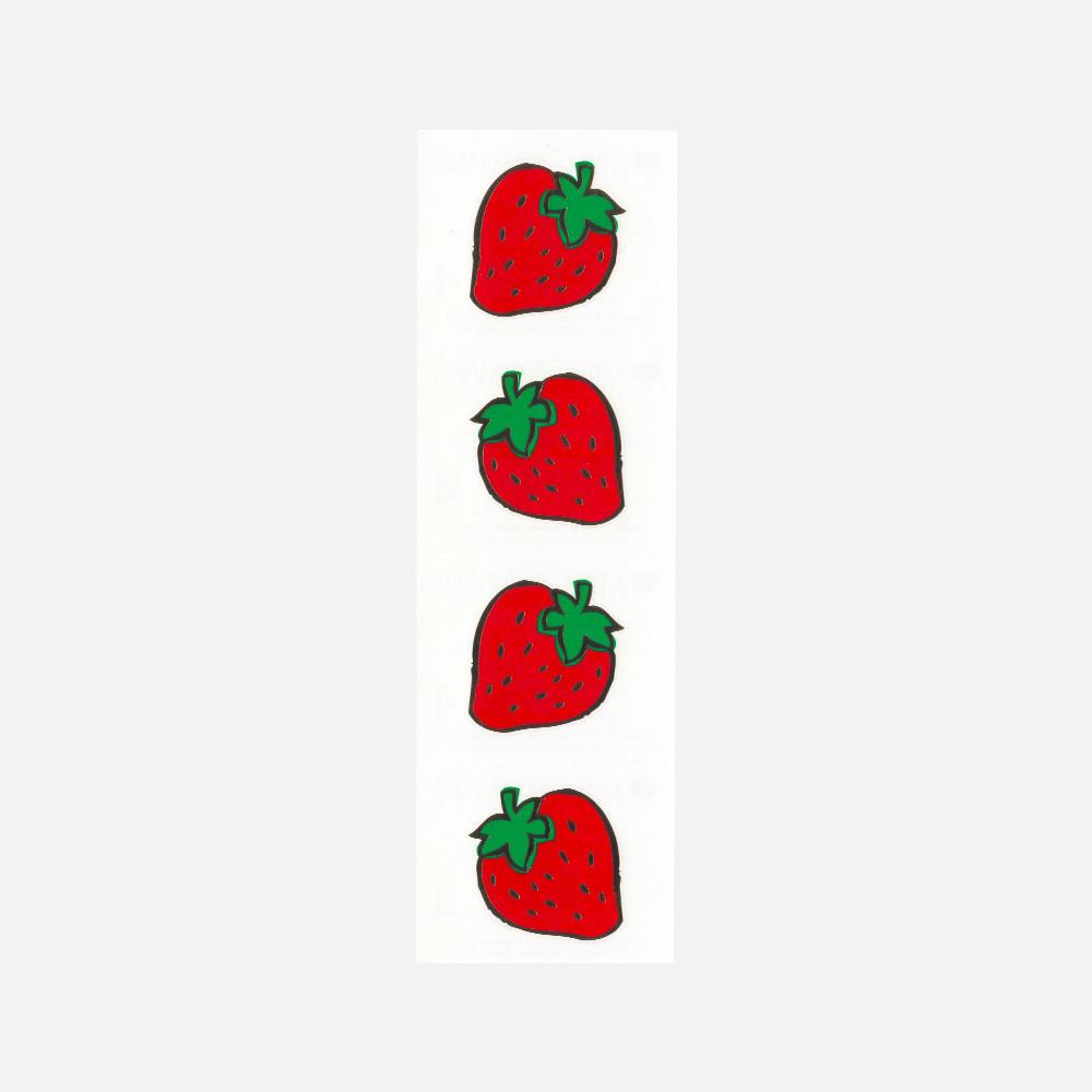[빈티지그로스만] Strawberries 2009 딸기 빈티지 스티커 쓱티커 24720