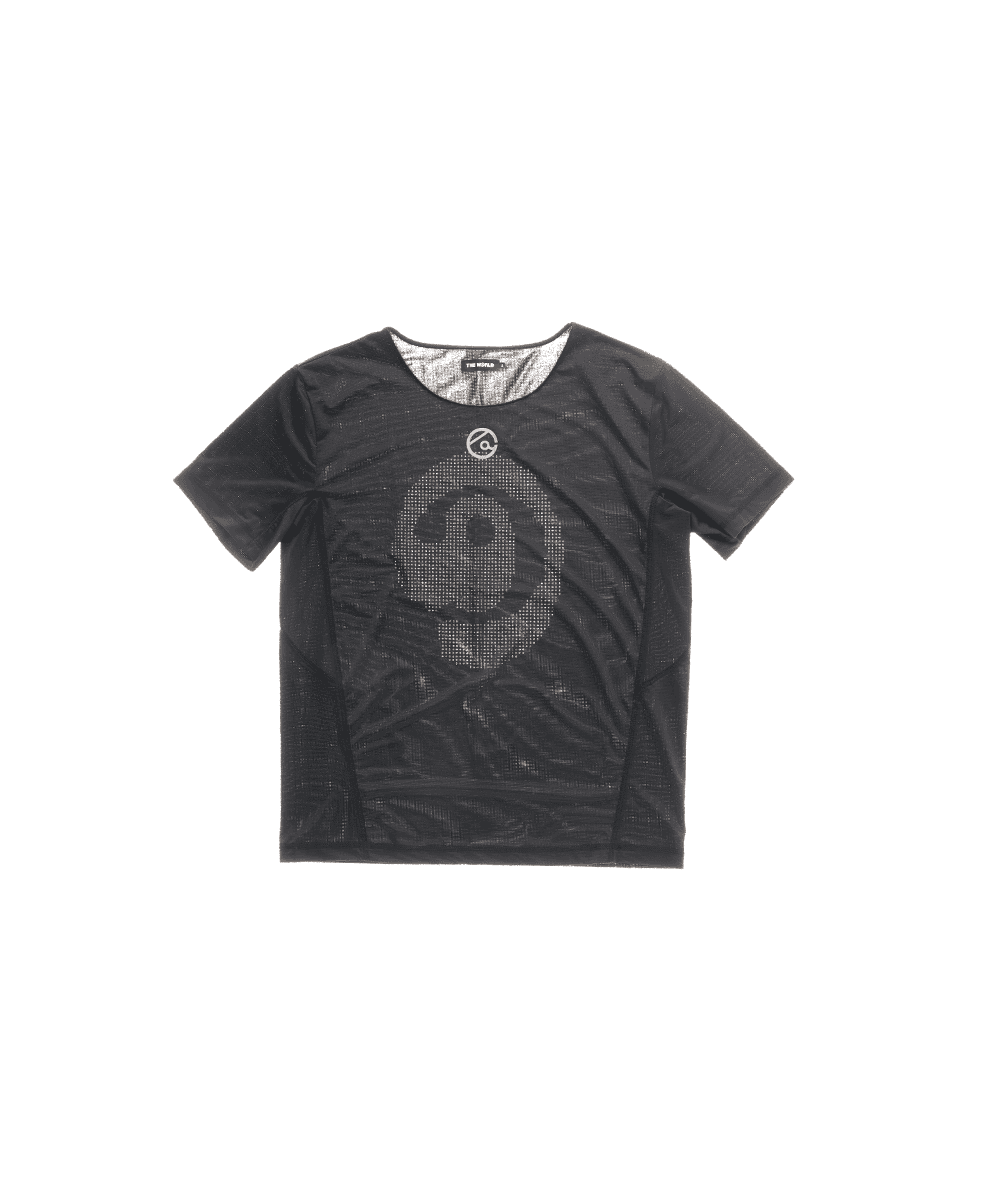 LASER BACK HOLE RUNNING TEE BLACK